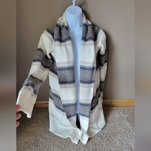 Striped Cardigan Comfy Cozy Women's Sweater Size XS